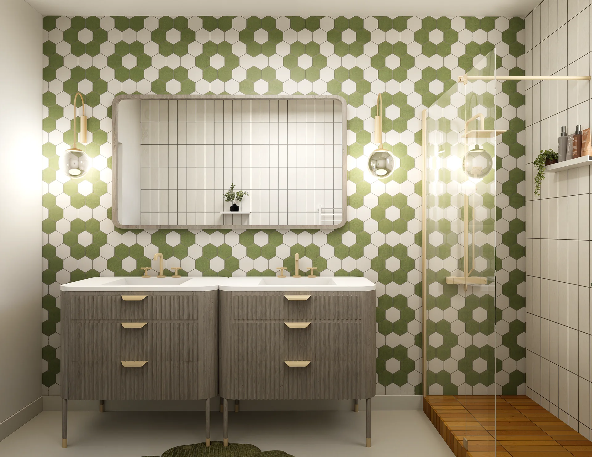 Diseño estancia individual BAÑO